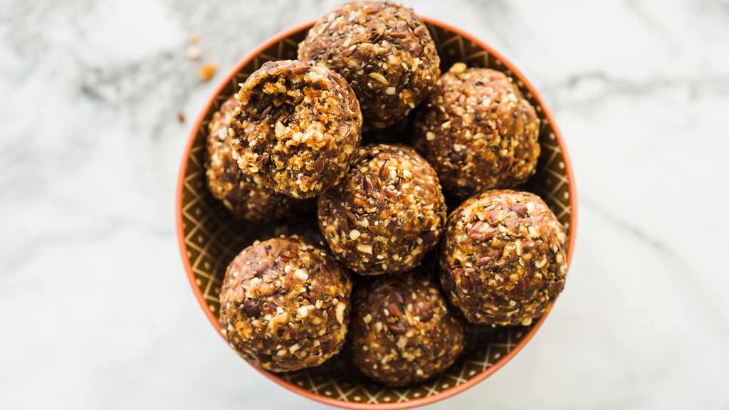 Energyballs als gesunder Snack für Kinder.