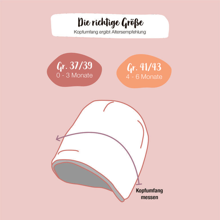 Baby-Walkmütze | Dunkelblau | 37/39