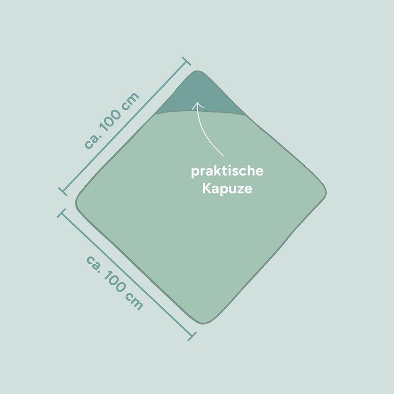 Kapuzenhandtuch | 100x100 cm | Rosé