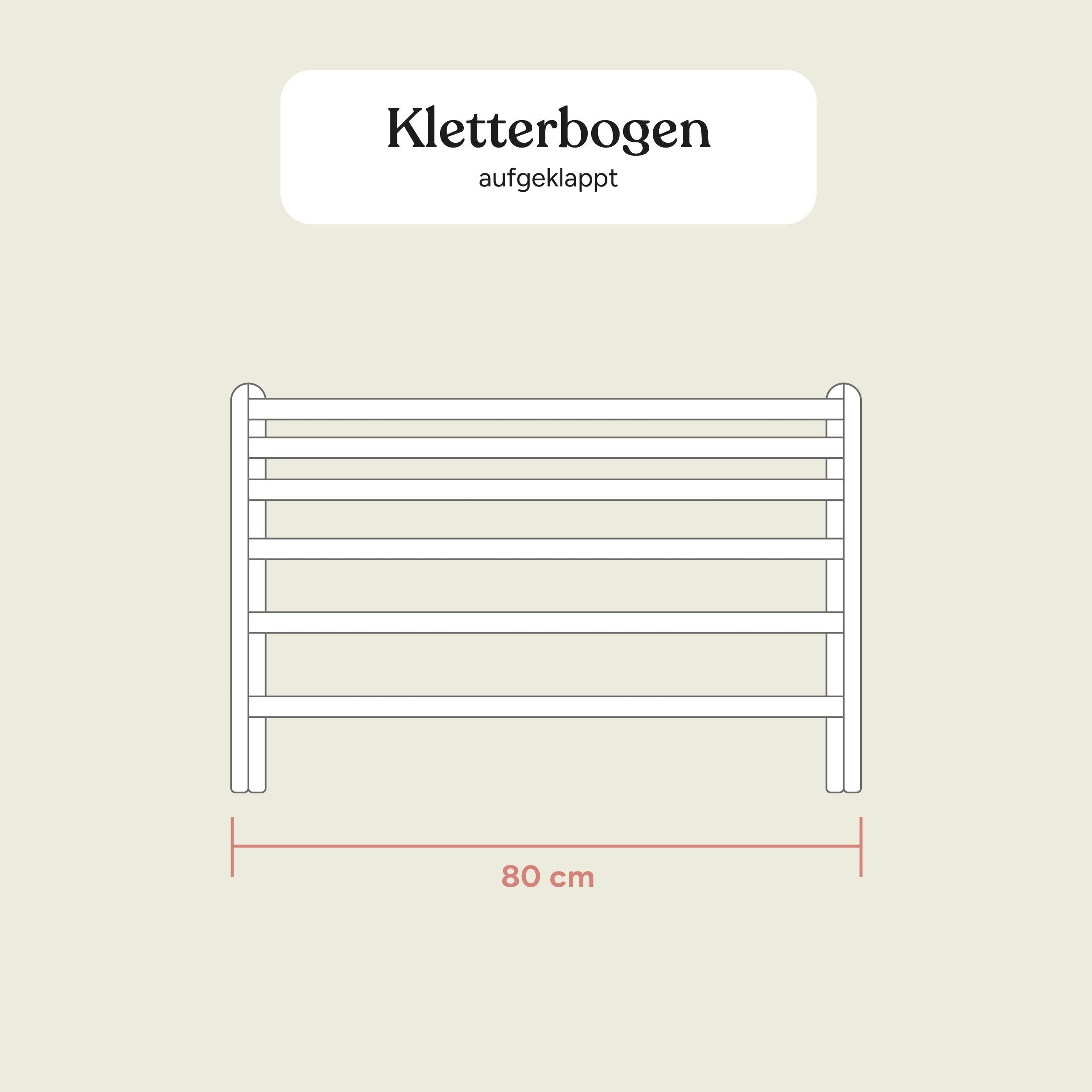Kletterbogen | Natur-Weiß | 5594