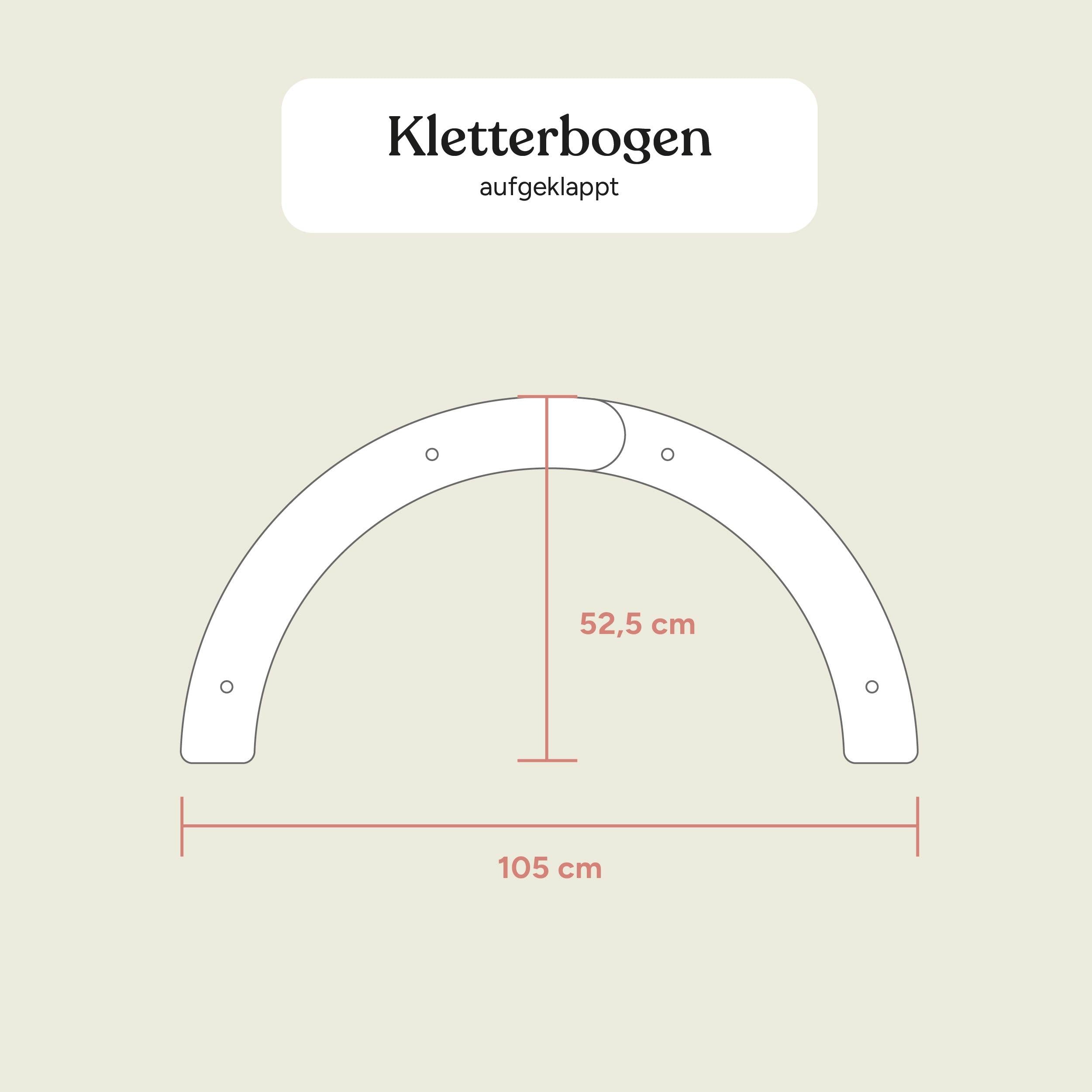 Kletterbogen | Natur-Weiß | 5594