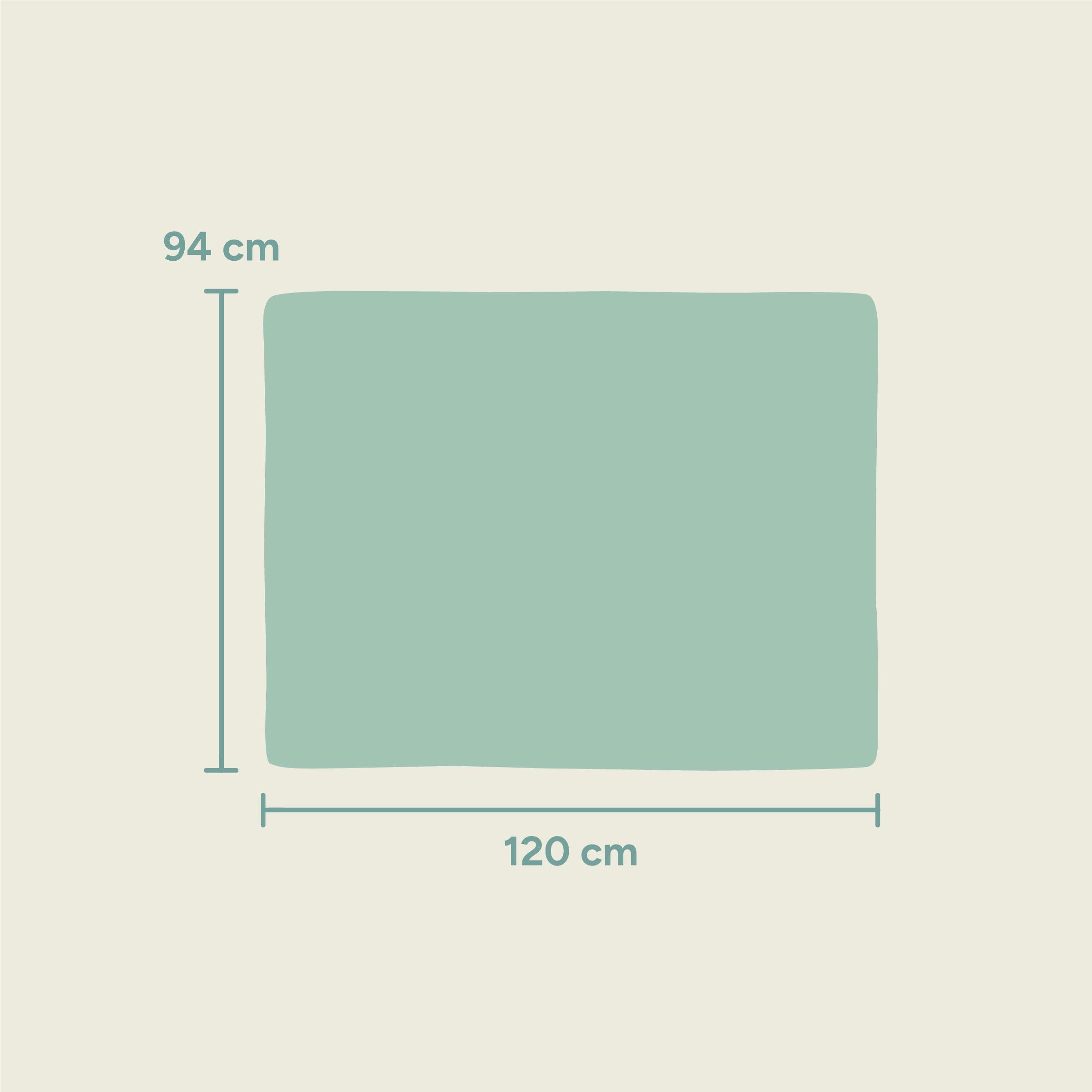 Bodenmatte | Rosé | 120x94 cm