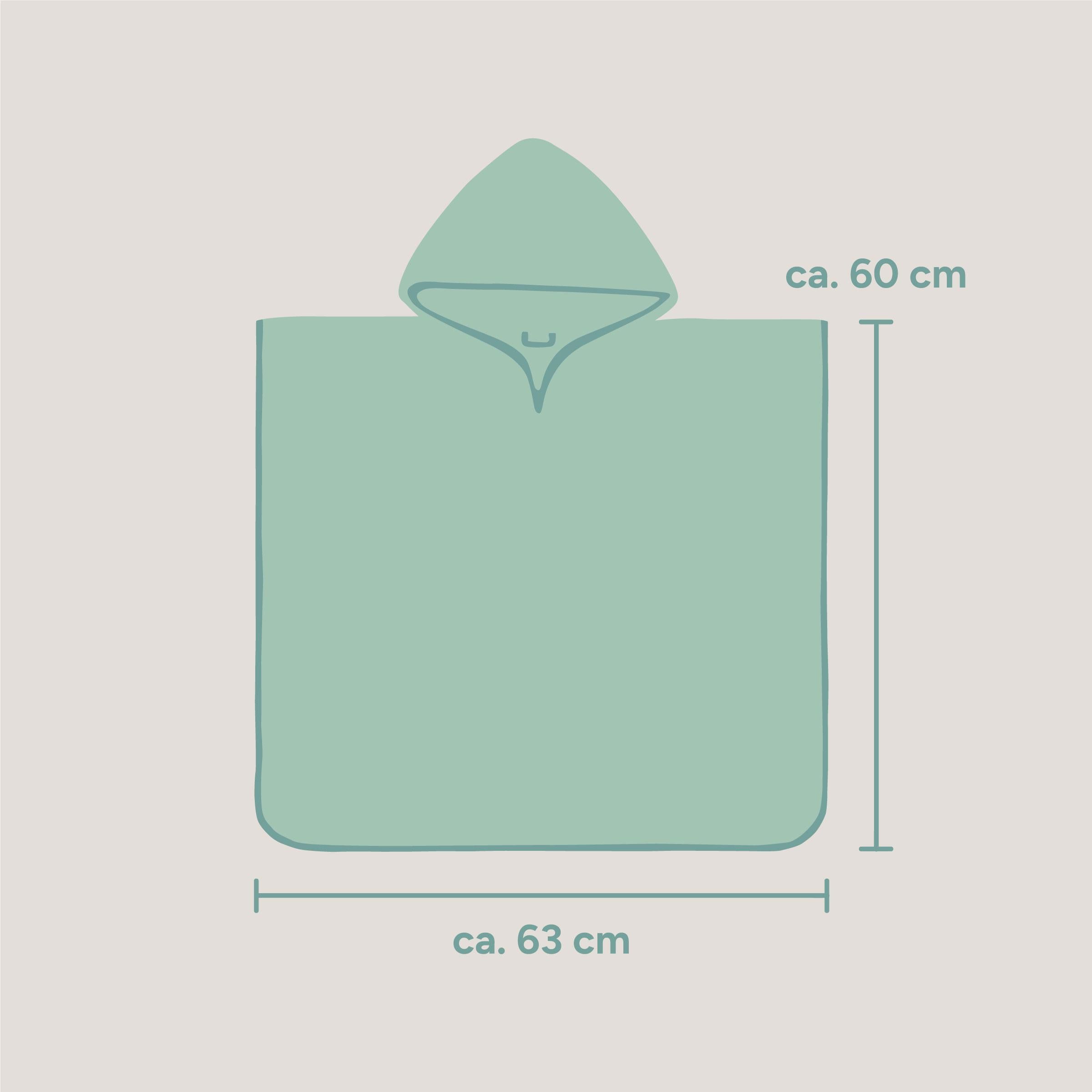 Badeponcho | Musselin | Beige