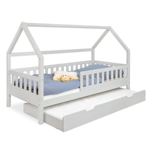 Hausbett mit Bettkasten