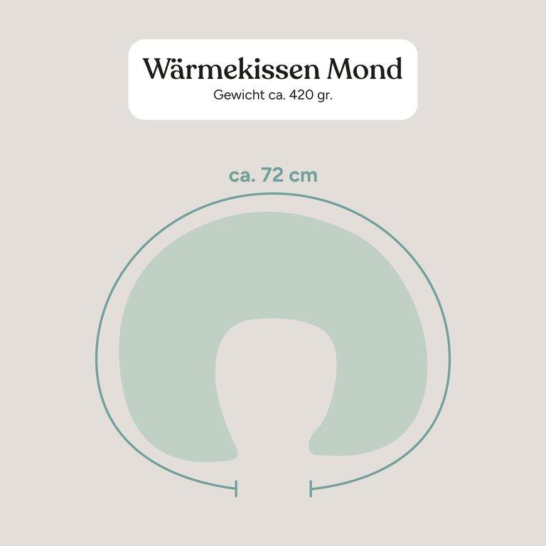 Wärmekissen | Kirschkern Mond Rosé