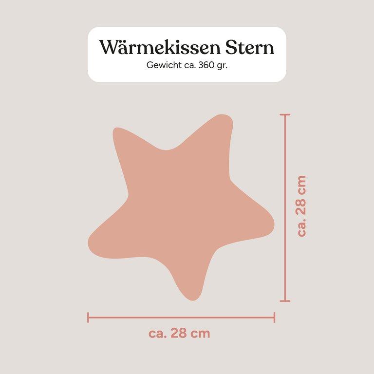 Wärmekissen | Kirschkern Stern Beige