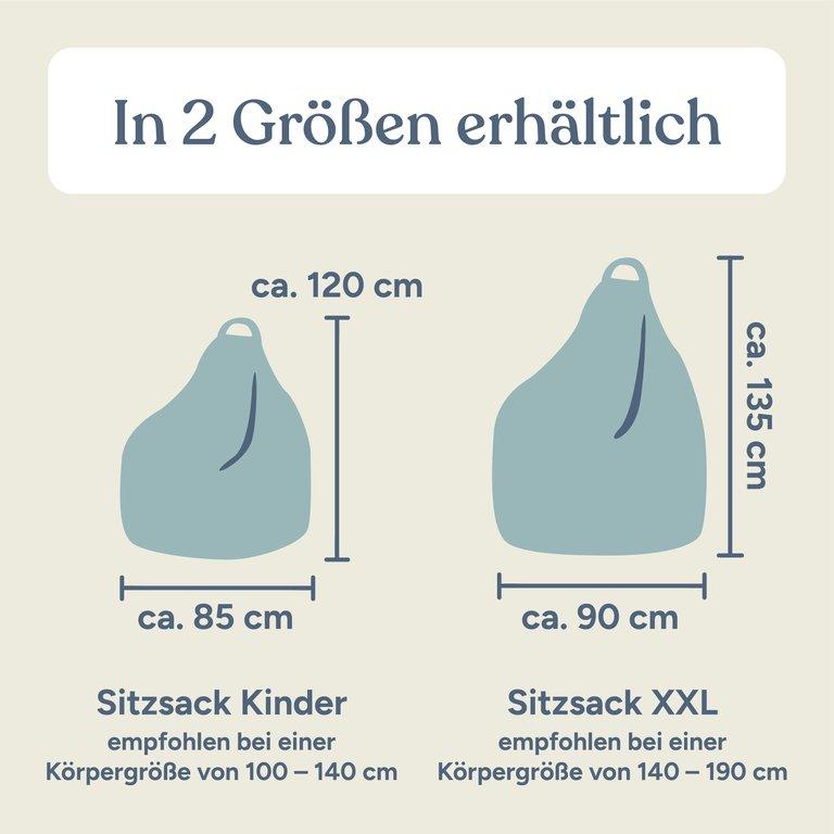 Sitzsack XXL | Cord Rosé