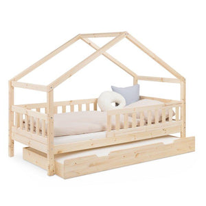 Hausbett mit Bettkasten