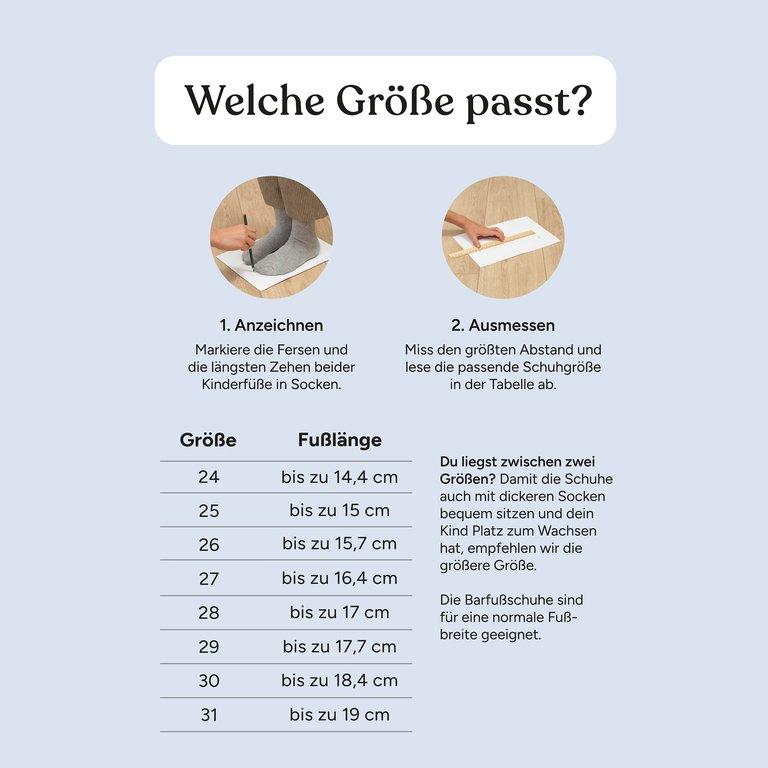 Barfußschuh | Beige | 30