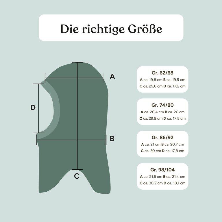 Schlupfmütze Wollfleece | Beige | 62/68
