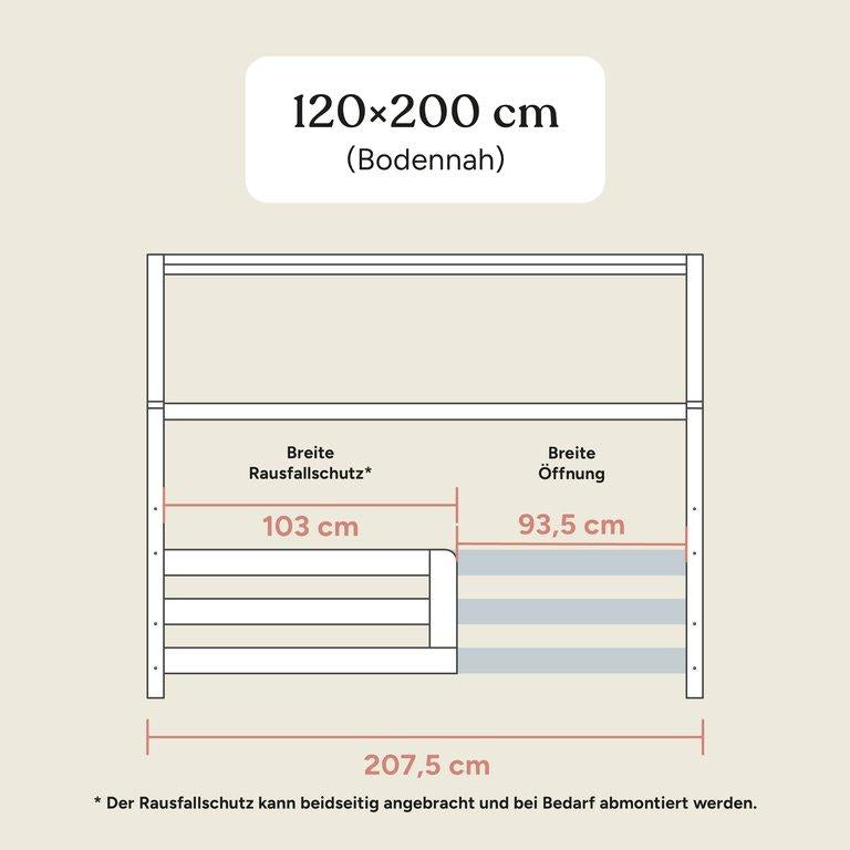 Hausbett Sona | Kiefer Natur | 120x200 cm