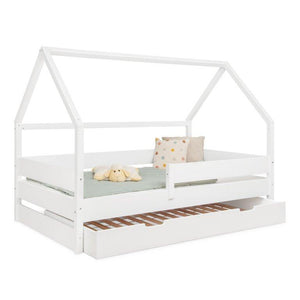 Hausbett mit Bettkasten