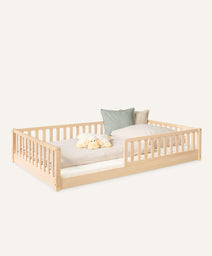 Bodenbett Livo  |  Buche Natur