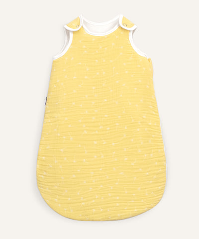 Ehrenkind Musselin Babyschlafsack Vanille Pusteblume.
