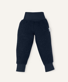Ehrenkind Walkhose mit Bündchen dunkelblau.