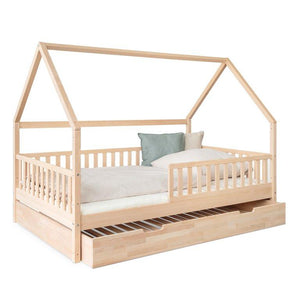 Hausbett mit Bettkasten