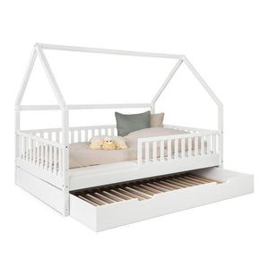 Hausbett mit Bettkasten