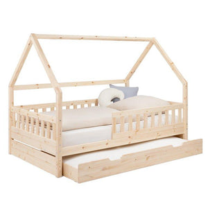 Hausbett mit Bettkasten
