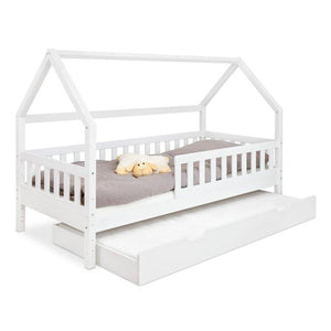 Hausbett mit Bettkasten