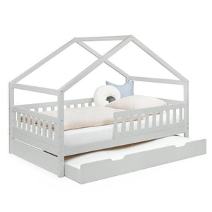 Hausbett mit Bettkasten