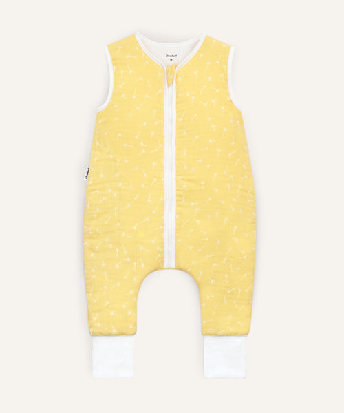 Schlafsack Beine Musselin 2.5 TOG Vanille Pusteblume.
