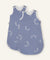 Jeansblau Gemustert