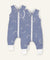 Jeansblau Gemustert
