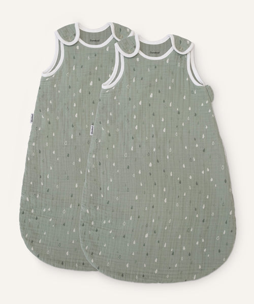 Ehrenkind Schlafsack Bundle 0.5 TOG Rund Jade Tropfen