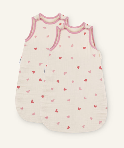 Ehrenkind Schlafsack Bundle 0.5 TOG Rund Natur Herzen