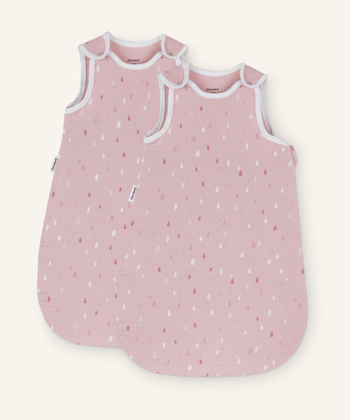 Ehrenkind Schlafsack Bundle 0.5 TOG Rund Rosé Tropfen