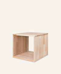 Ehrenkind Aufbewahrungssystem Buche Natur klein 1 Fach ohne Box.