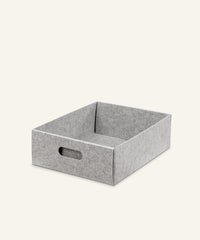 Ehrenkind Filzbox Klein Hellgrau.