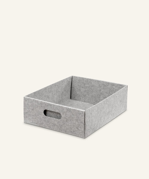 Ehrenkind Filzbox Klein Hellgrau.