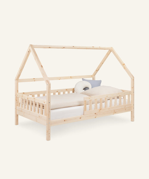 Ehrenkind Hausbett Lille 120x200 cm Natur