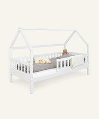 Ehrenkind Hausbett Lille 90x200 weiß 