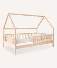 Ehrenkind Hausbett Livo Buche Natur  in 120x200cm.