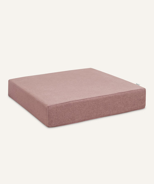 Ehrenkind Hüpfpolster 80x80x15cm Altrosa.