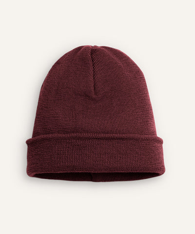 Ehrenkind Strickmütze Bordeaux.