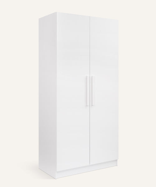 Ehrenkind Kleiderschrank Linia Kiefer Weiß 100 cm Basis-Set.