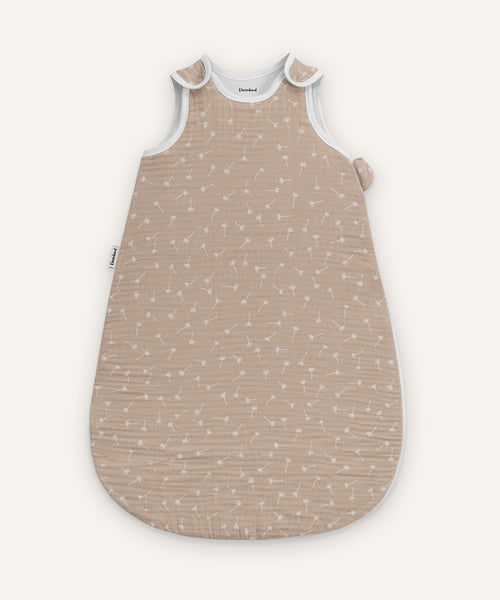 Ehrenkind Musselin Sommerschlafsack Beige Pusteblume.