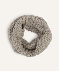 Ehrenkind Schlauchschal Grobstrick Beige.