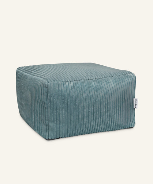 Ehrenkind Pouf Eckig Blaugrün