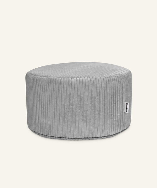 Ehrenkind Pouf rund Hellgrau
