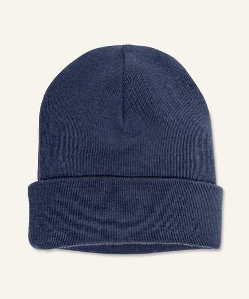 Ehrenkind Strickmütze Dunkelblau.