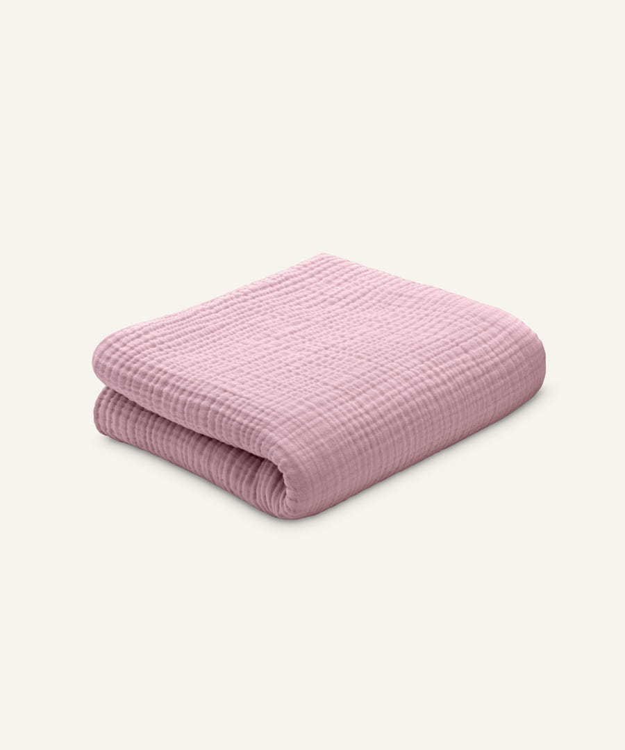 Ehrenkind Tagesdecke Musselin Rosé