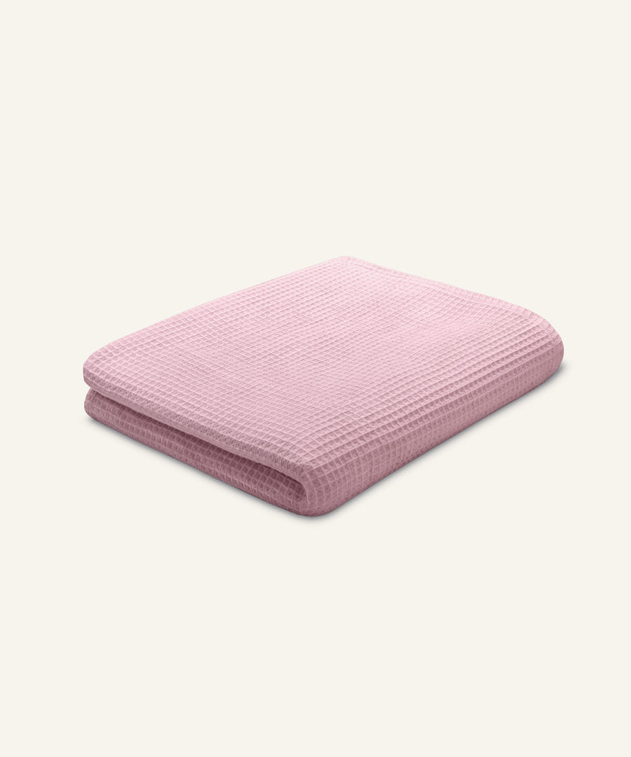 Ehrenkind Tagesdecke Waffelpiqué Rosé.