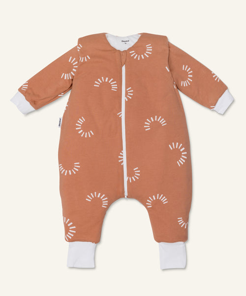 Ehrenkind Winter-Schlafsack 3.5 TOG mit Beinen Zimt Gemustert.