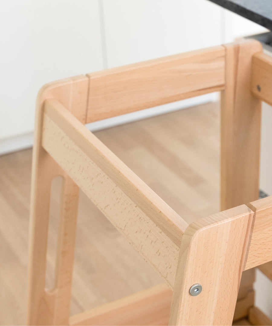 FSC-zertifizierte Buche*Der Lernturm ist gefertigt aus massivem FSC®-zertifiziertem Buchenholz aus kontrolliert nachhaltiger Forstwirtschaft.| Lernturm aus FSC-zertifiziertem massivem Buchenholz