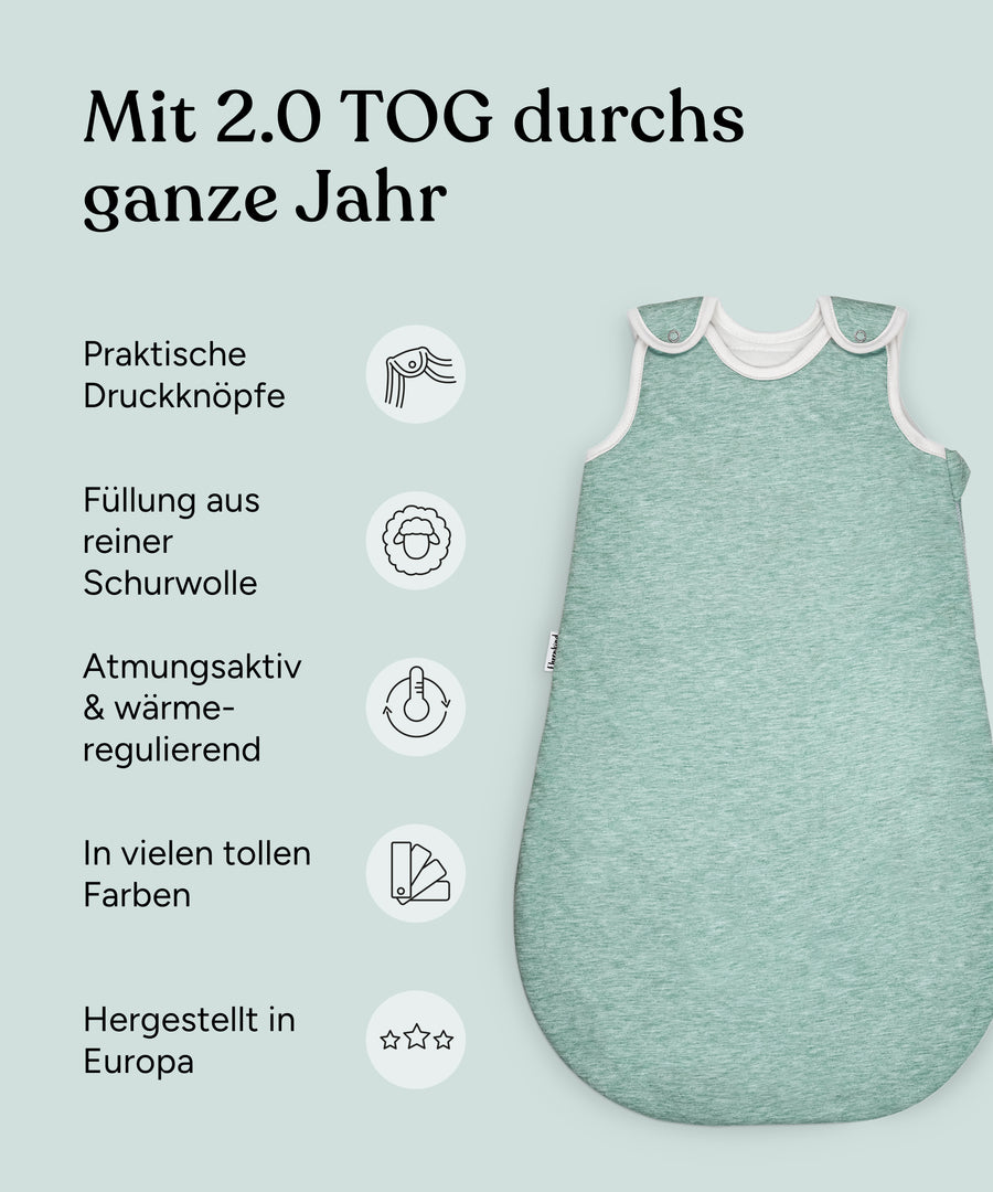 Vorteile Schlafsack Wollwattierung