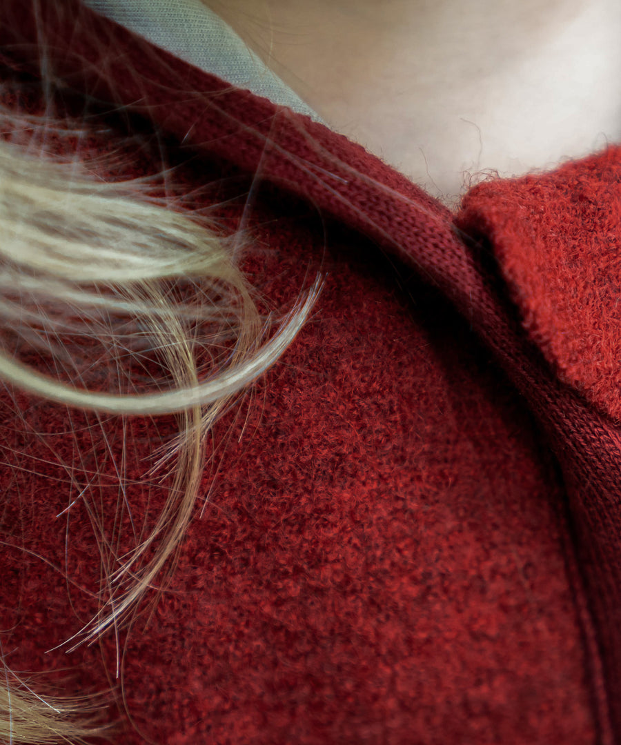 Weich & bequem*Dank des weichen, anschmiegsamen Materials wird dein Kind beim Spielen und Klettern in seiner Bewegungsfreiheit nicht eingeschränkt. Walkjacke in Rot.|Weicher Wollwalk und bequemer Schnitt bieten viel Bewegungsfreiheit beim Spielen und Klettern.